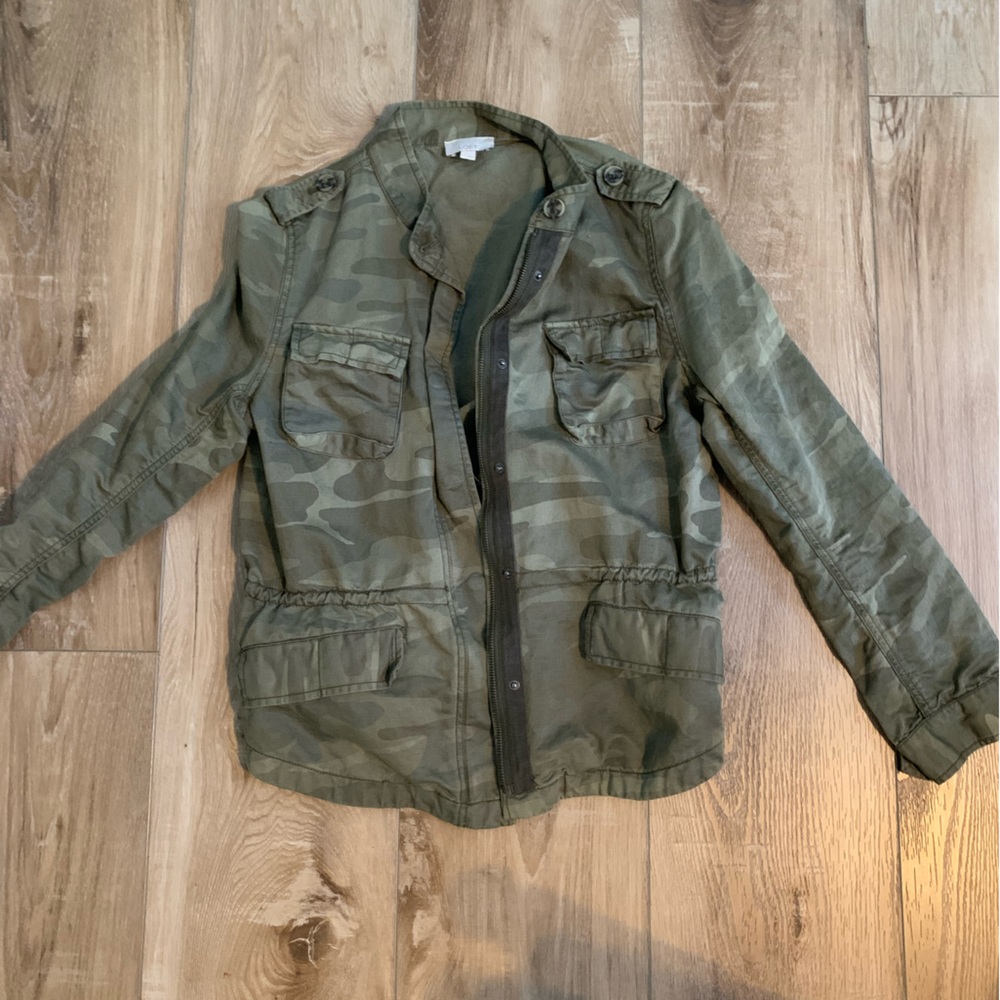 LOFT army print jacket